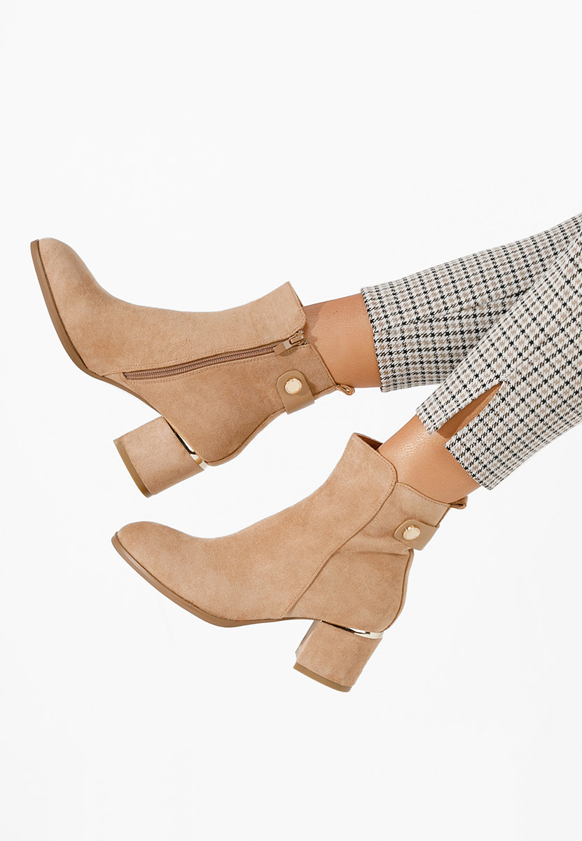 Sikora khaki bokacsizma vastag sarokkal