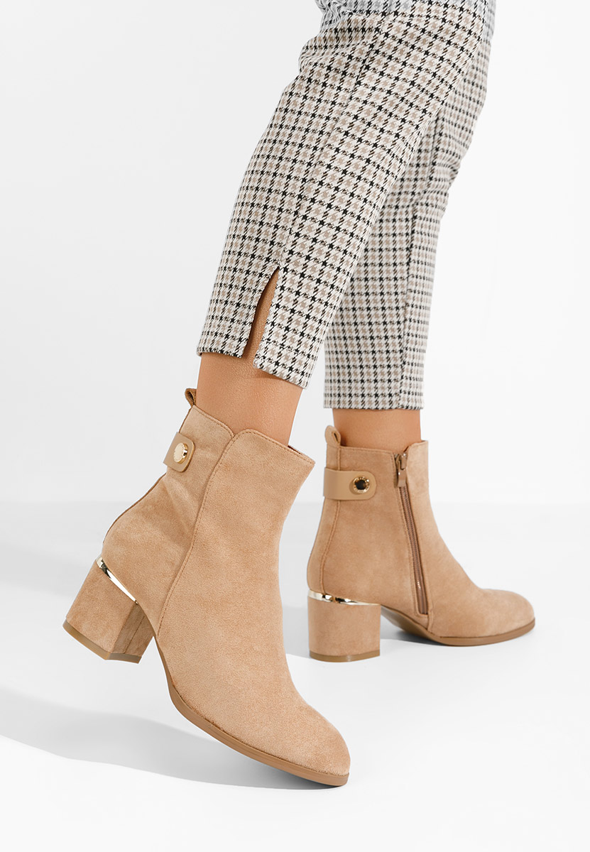 Sikora khaki bokacsizma vastag sarokkal