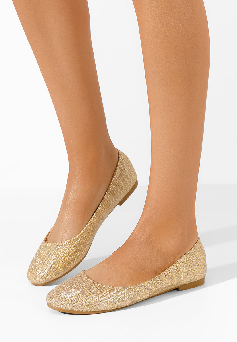 Eleganti talicia v2 aranyszínü női balerina