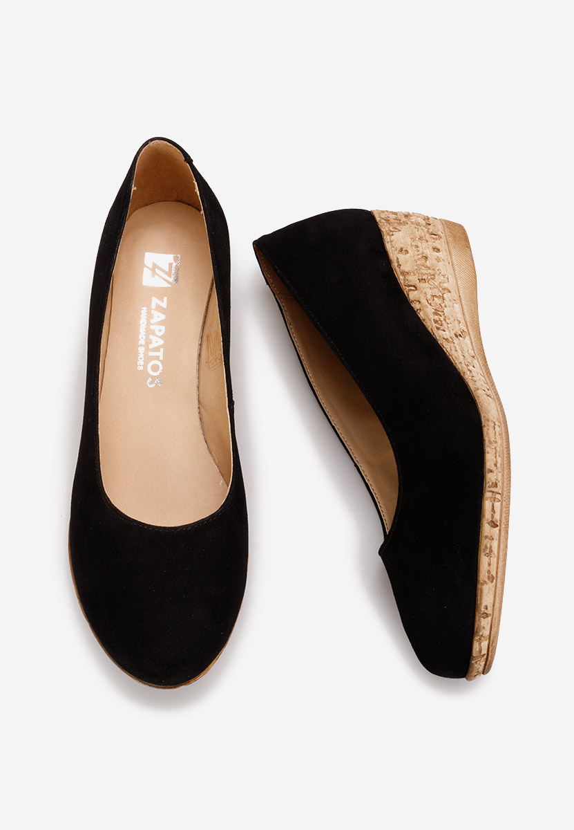 Sonia fekete platform cipők