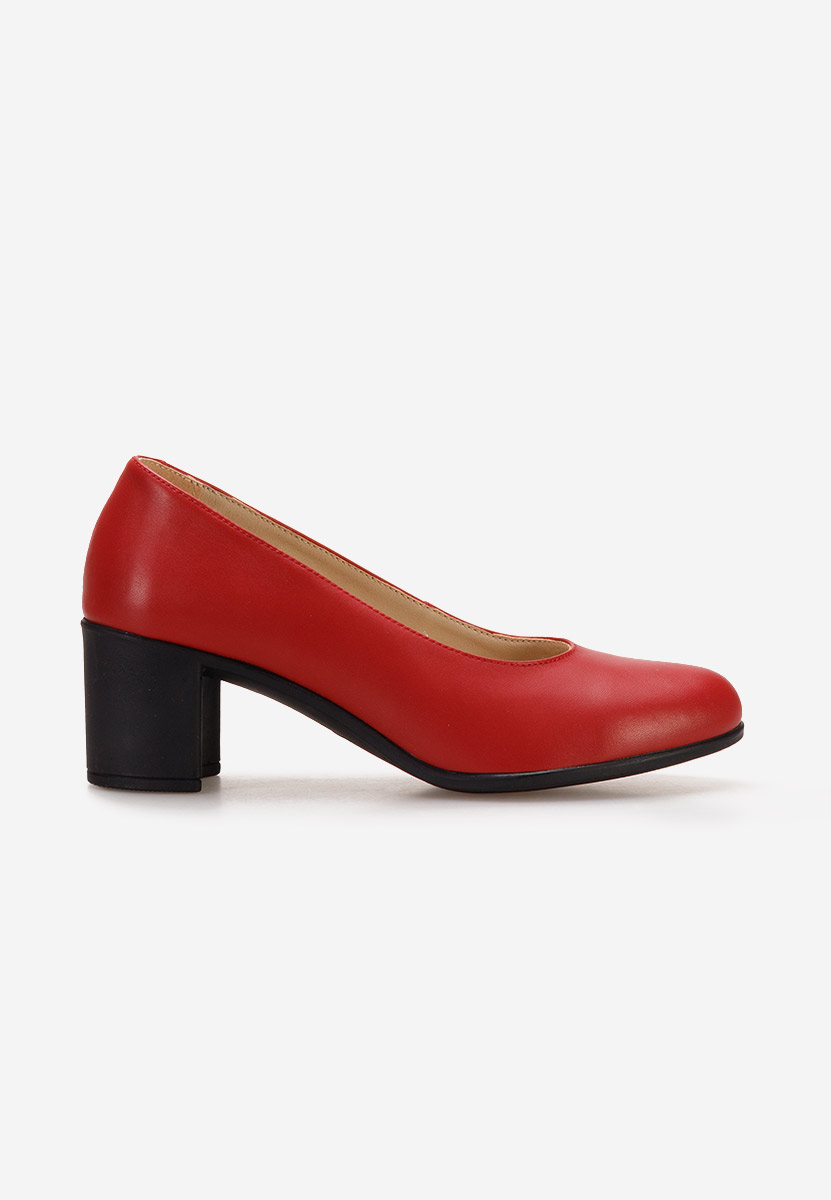 Dalida v3 piros bőr félcipő