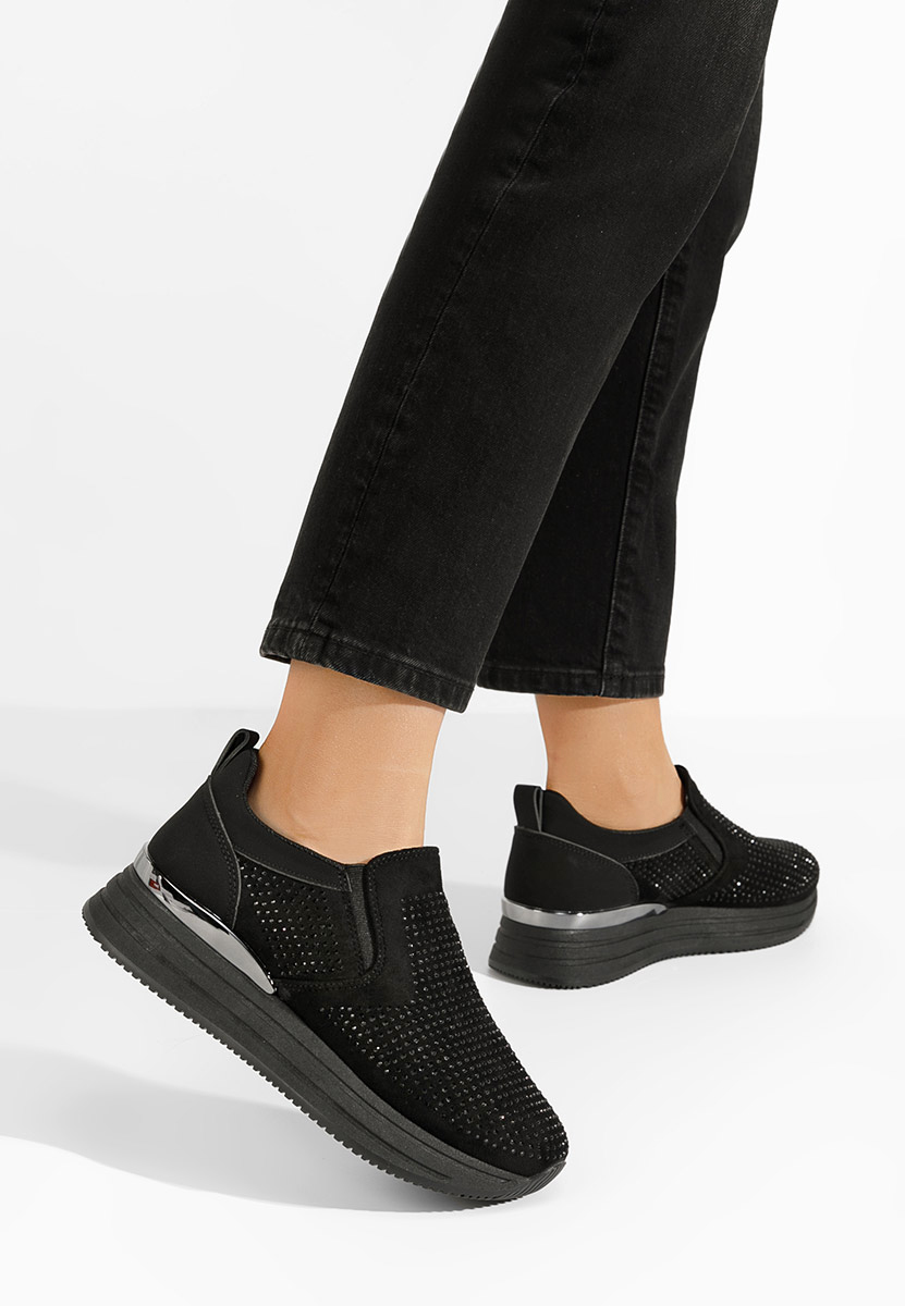 Vilera fekete telitalpú platform sneaker