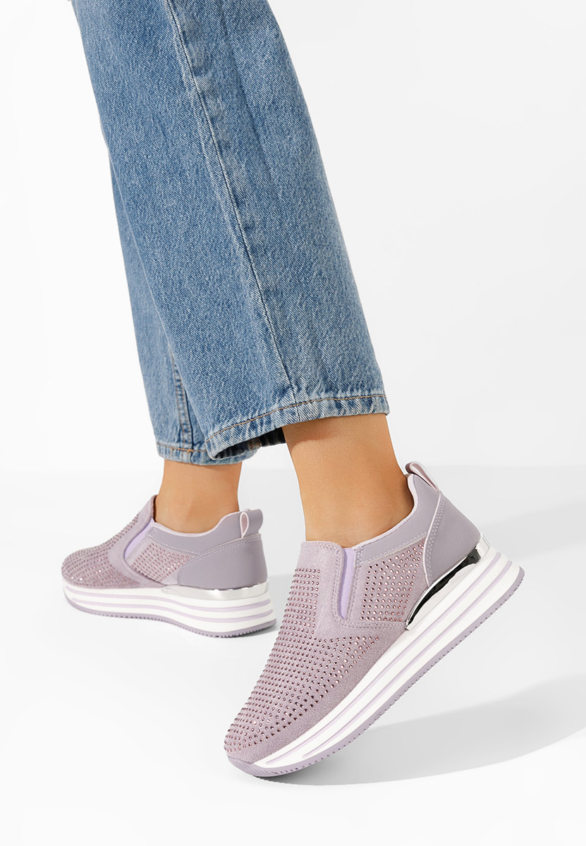 Vilera lila telitalpú platform sneaker