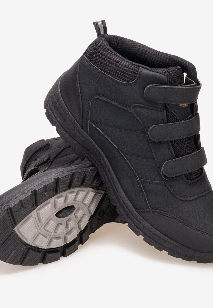 Tiordan fekete férfi bokacsizma