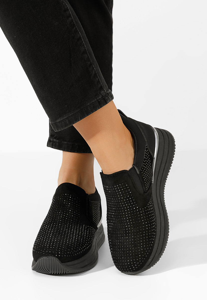 Vilera fekete telitalpú platform sneaker