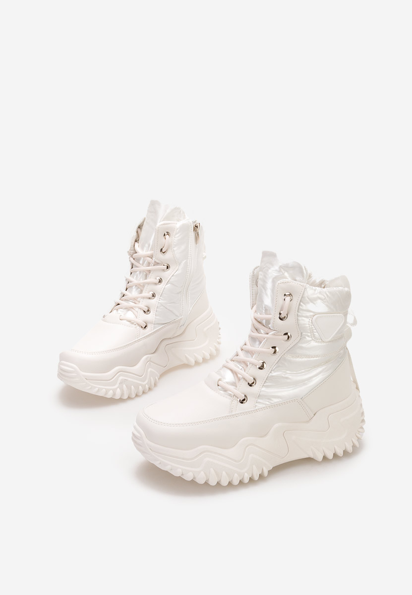 Nalonia bézs női téli tornacipők