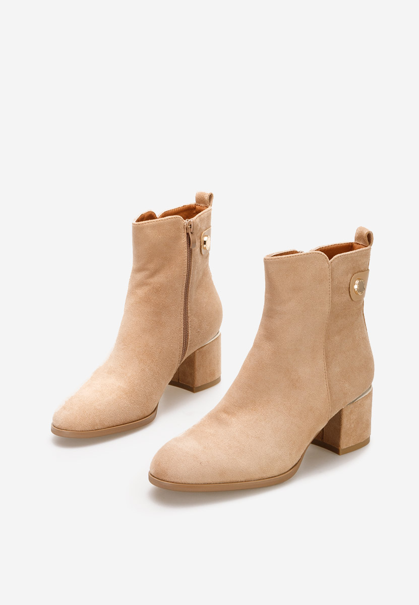 Sikora khaki bokacsizma vastag sarokkal