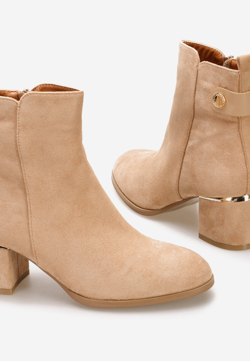 Sikora khaki bokacsizma vastag sarokkal