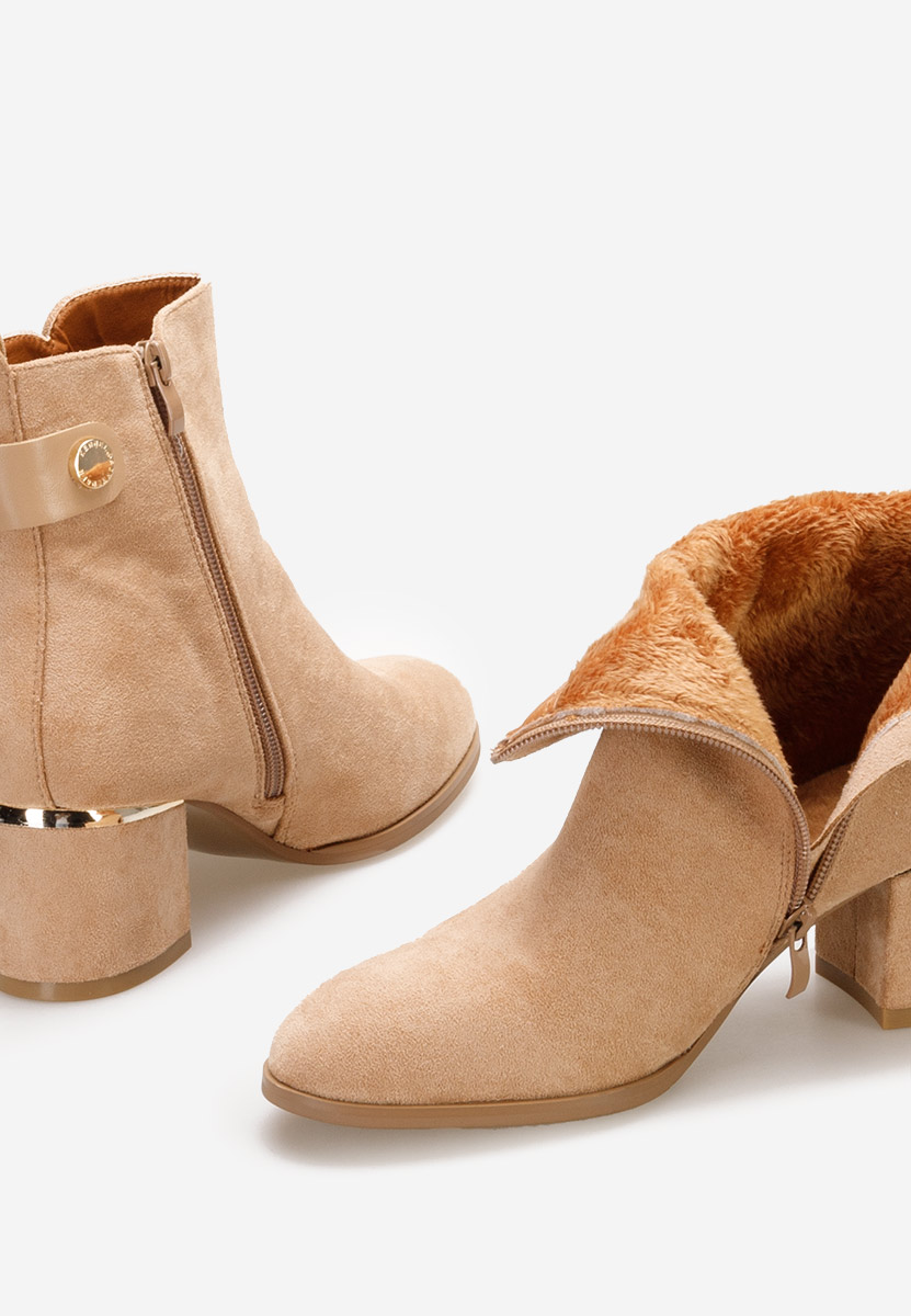 Sikora khaki bokacsizma vastag sarokkal