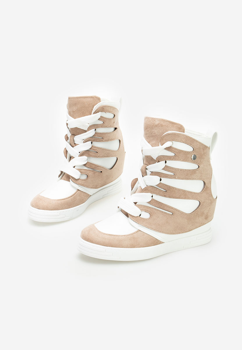 Kaia khaki platform sportcipő