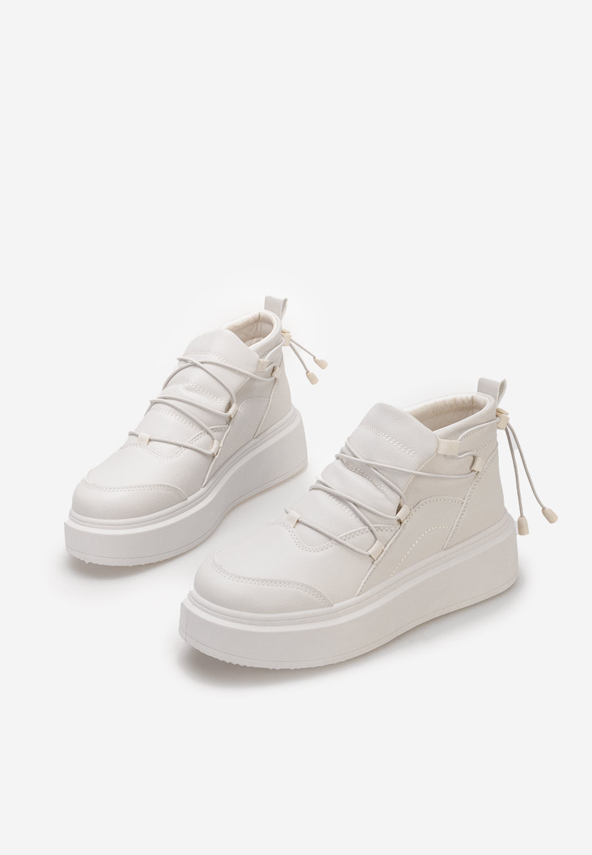 Eillia bézs telitalpú platform sneaker