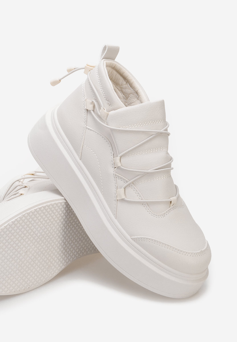 Eillia bézs telitalpú platform sneaker