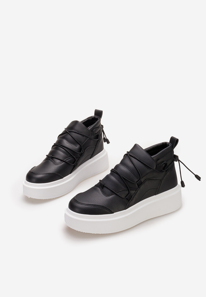 Eillia fekete telitalpú platform sneaker