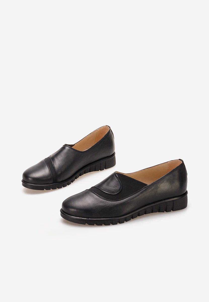 Piele janora fekete női casual cipő
