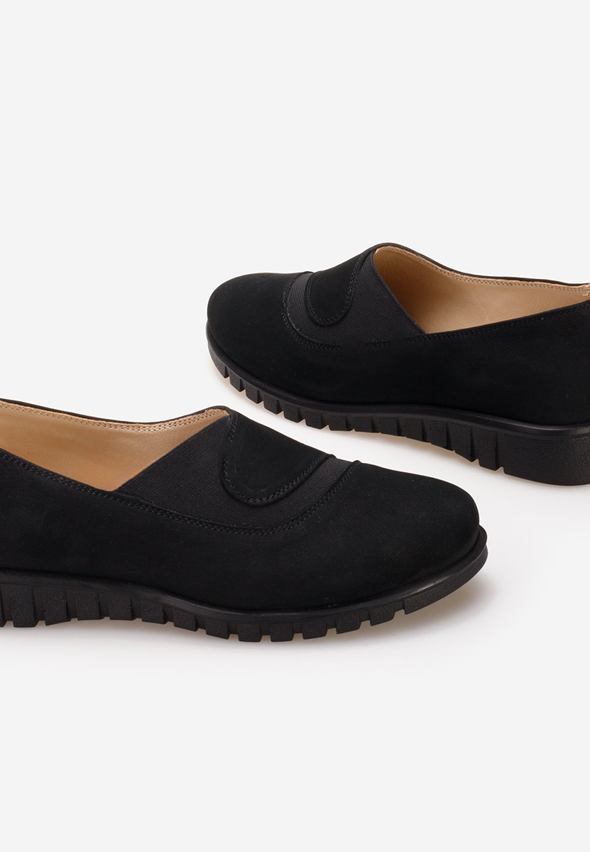 Piele janora v2 fekete női casual cipő