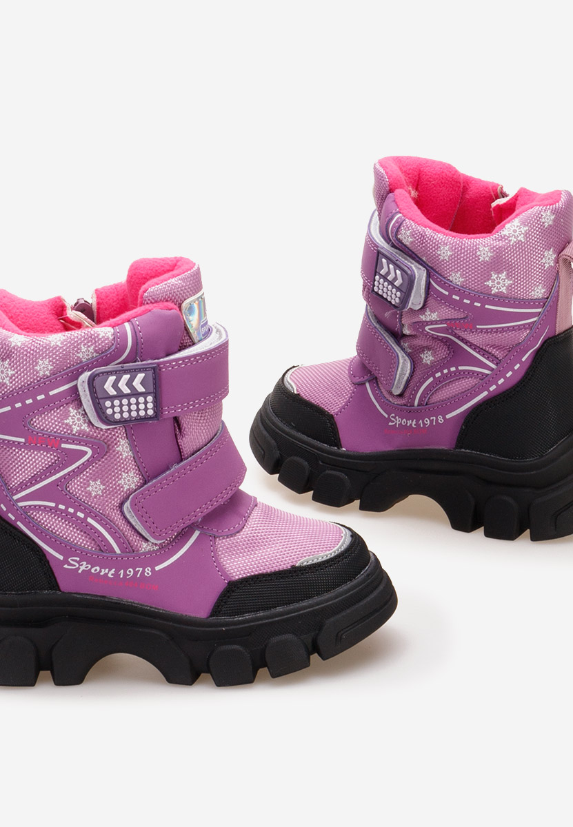 Mendoza lila lány bokacipő