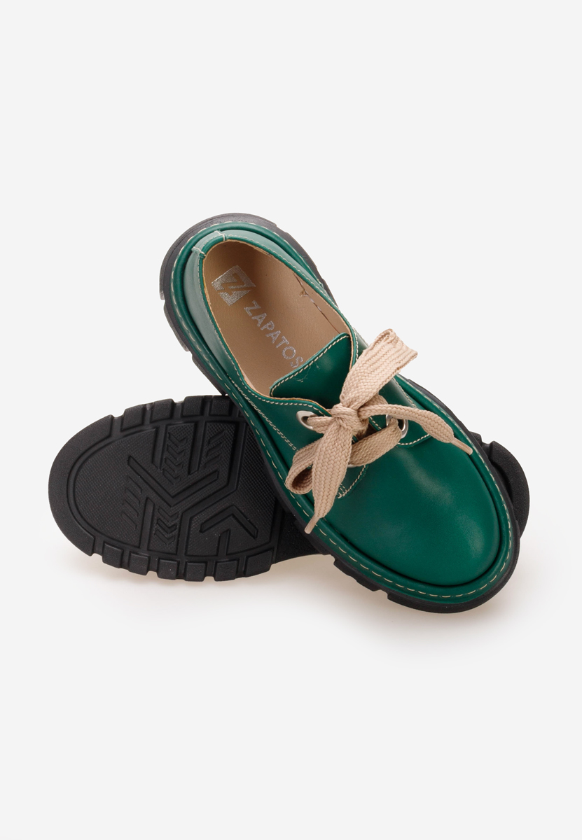 Dasha V2 zöld női bőr félcipő