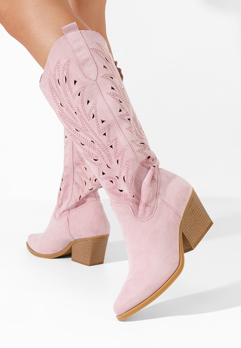 Indaia v3 lila cowboy csizma női 