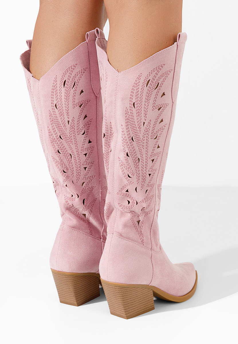 Indaia v3 lila cowboy csizma női 