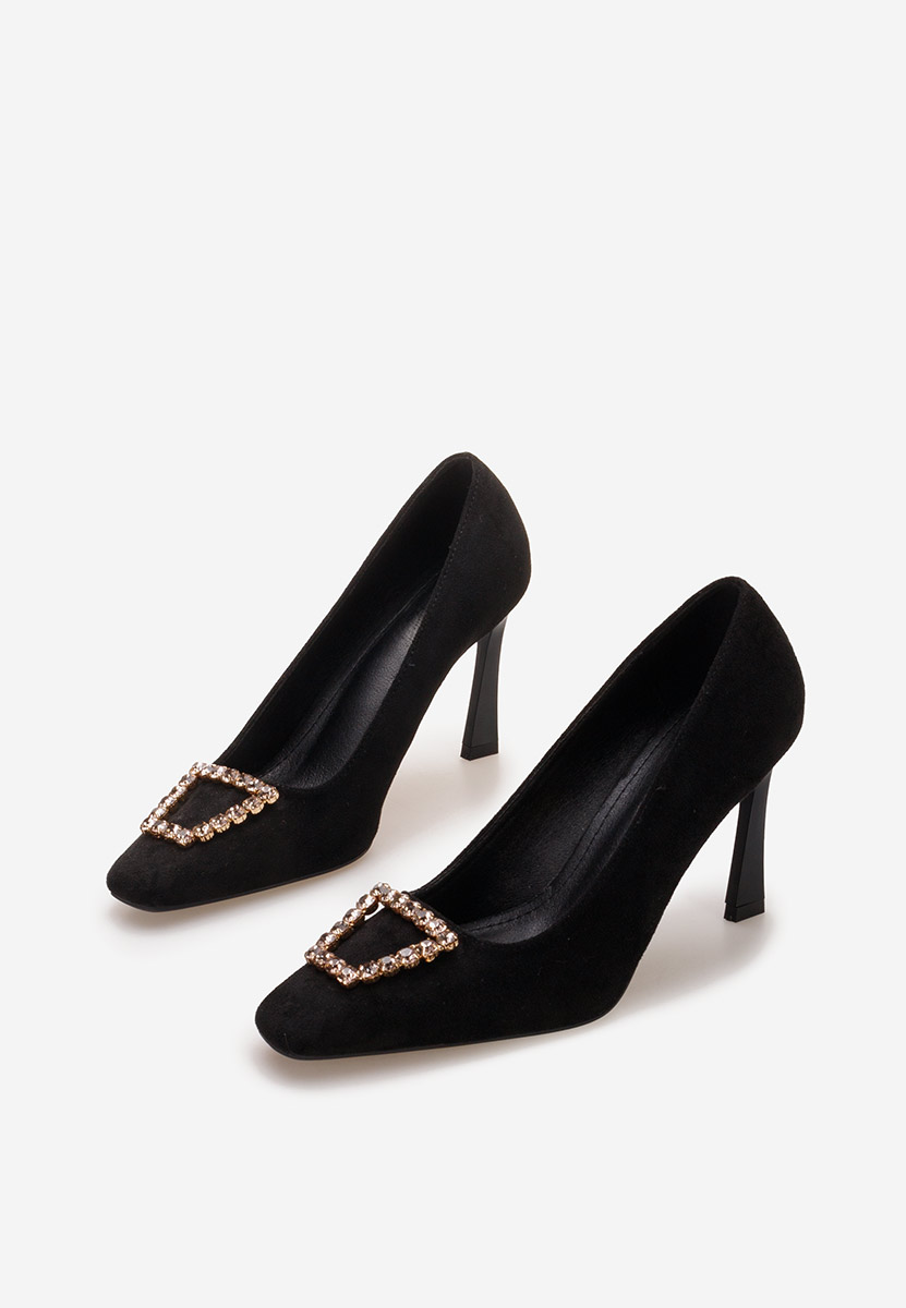 Zerna fekete tűsarkú cipő 