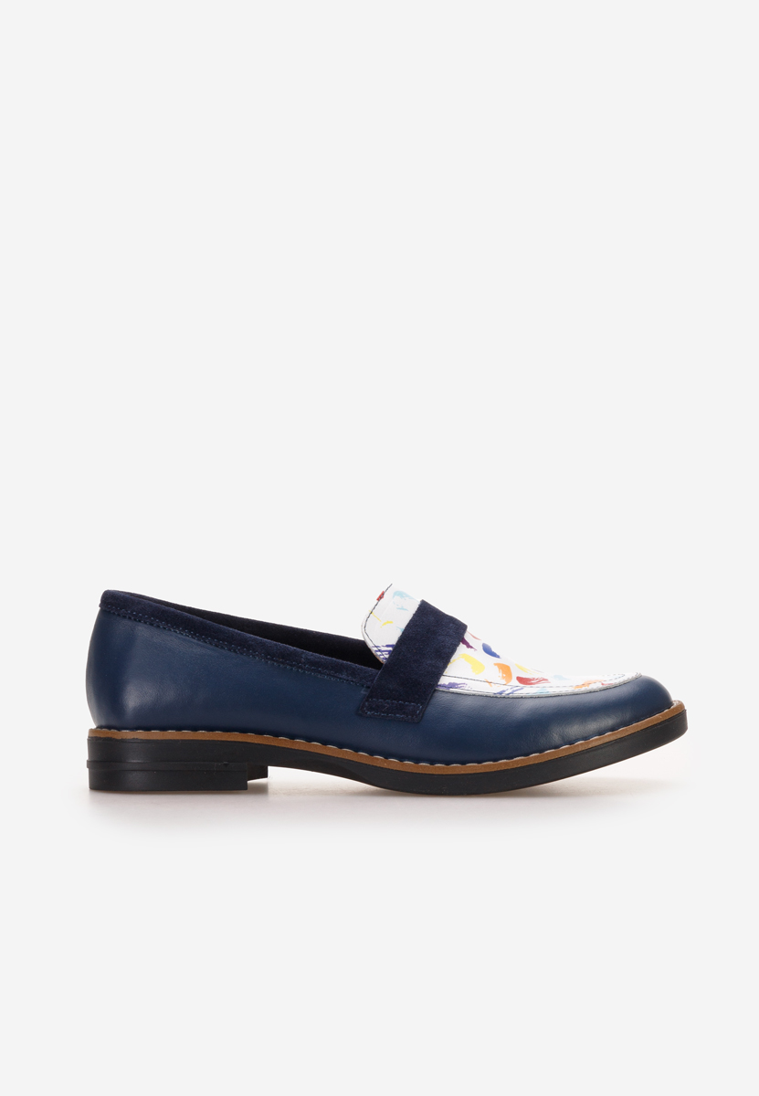 Aleda v4 tengerészkék női loafer cipő