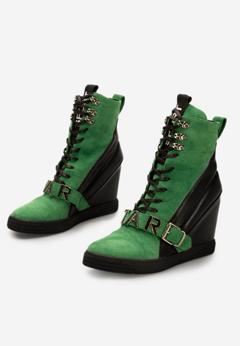 Candy zöld platform sneaker cipő 