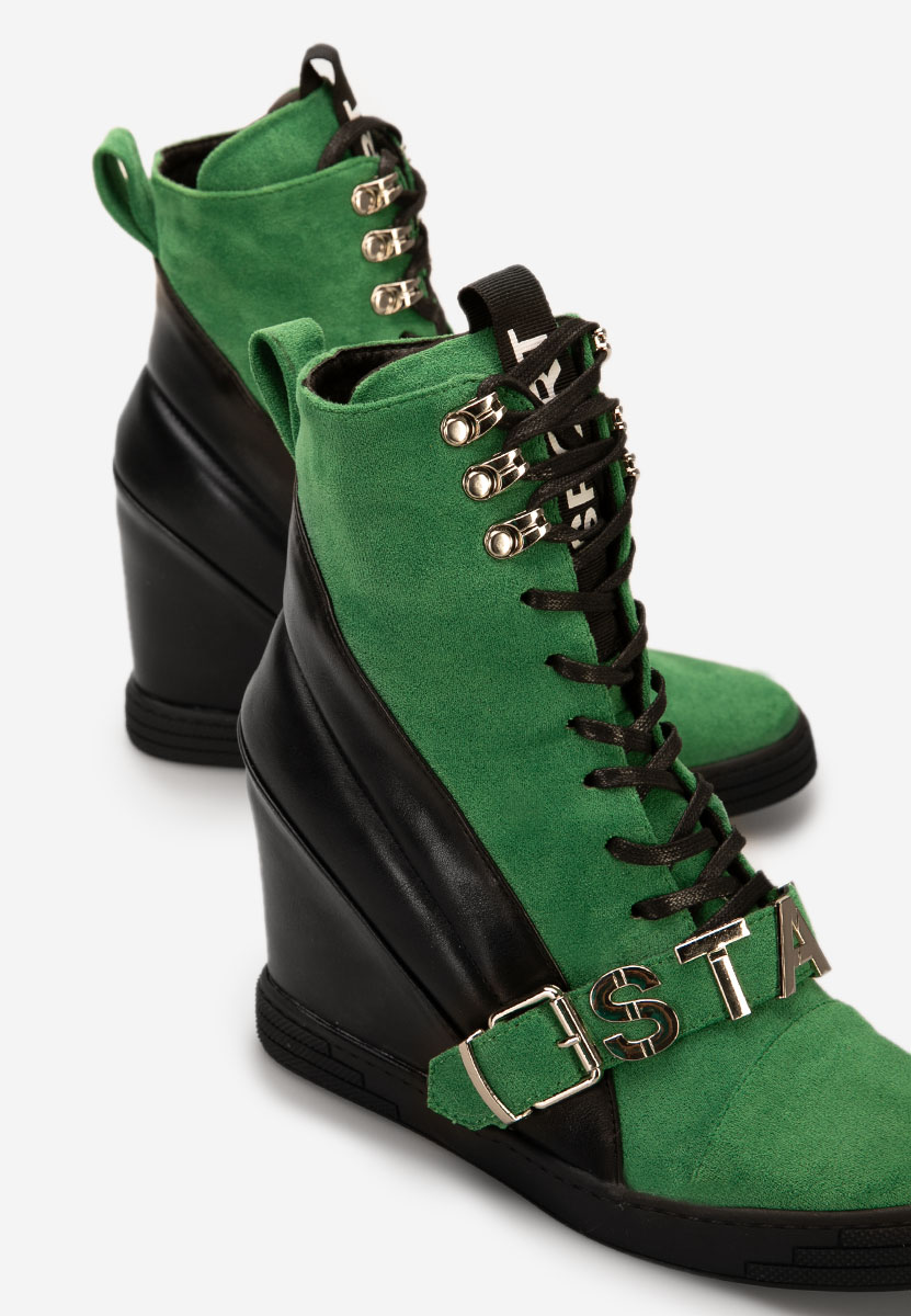 Candy zöld platform sneaker cipő 