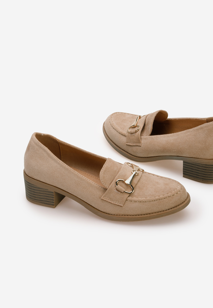 Empress khaki női loafer cipő