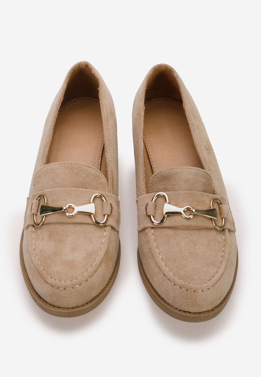 Empress khaki női loafer cipő