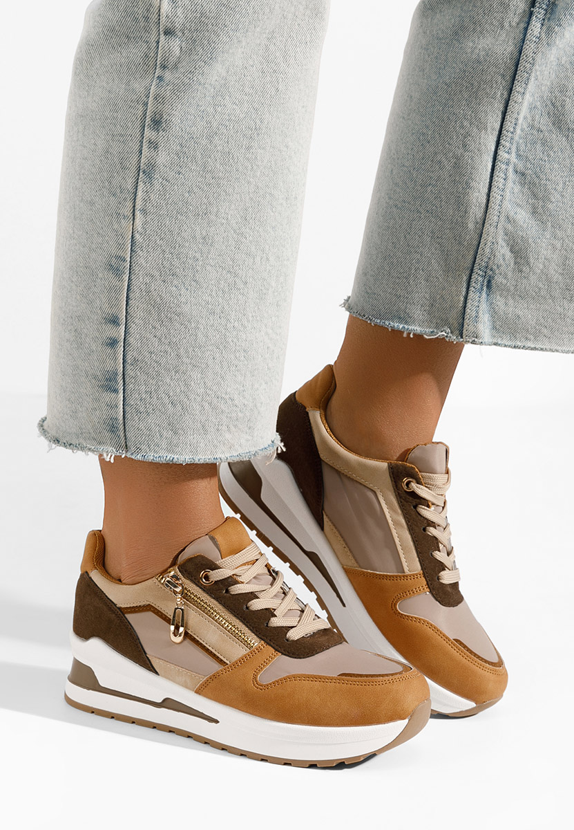 Katinda camel platform sneaker cipő 