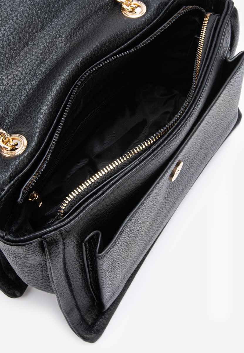 Hansia fekete válltáska