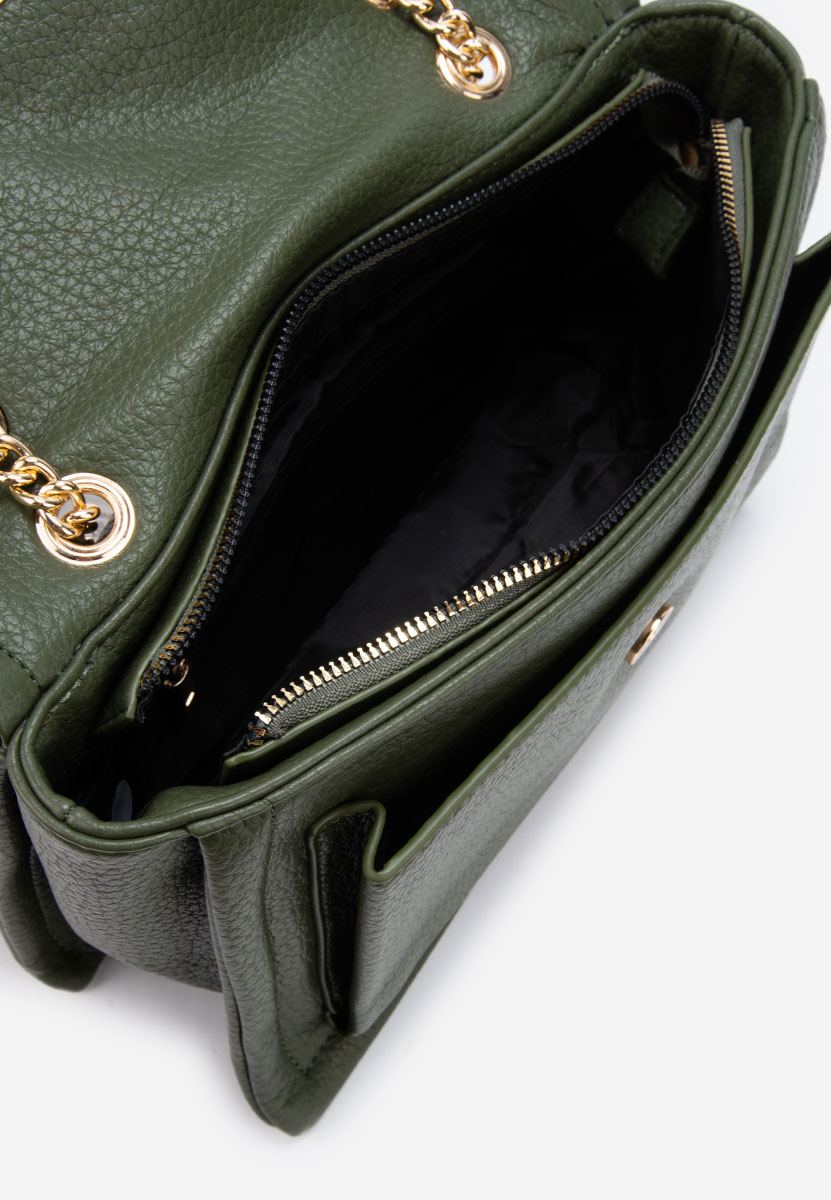 Hansia zöld válltáska