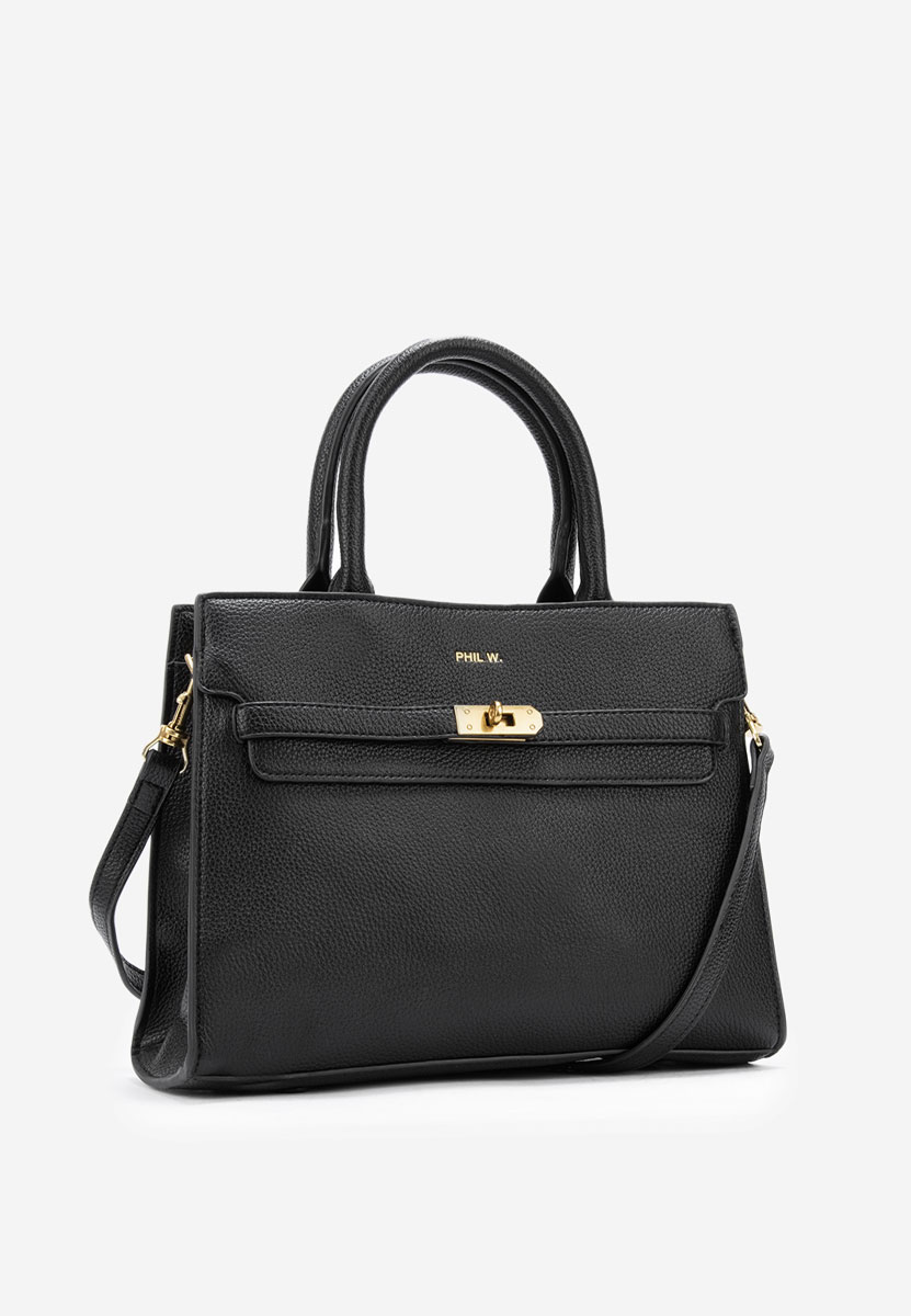 Tharsa fekete kézitáska