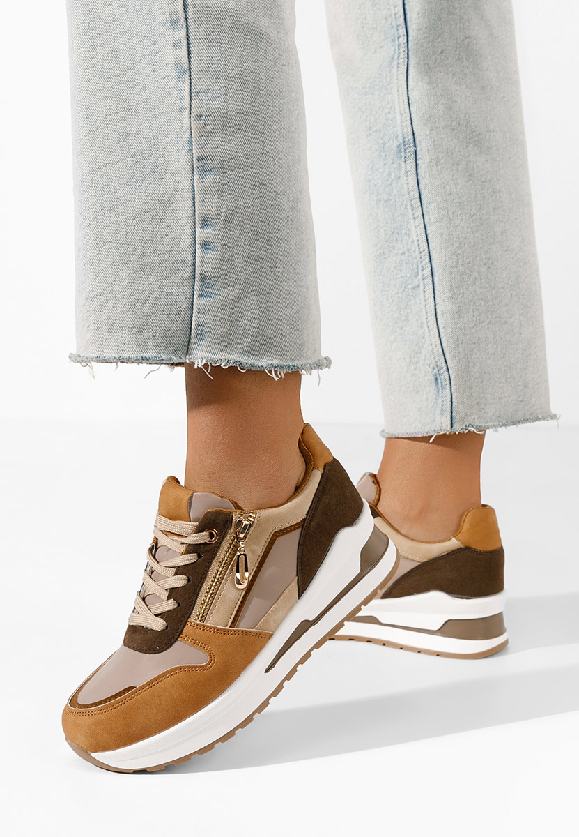 Katinda camel platform sneaker cipő 