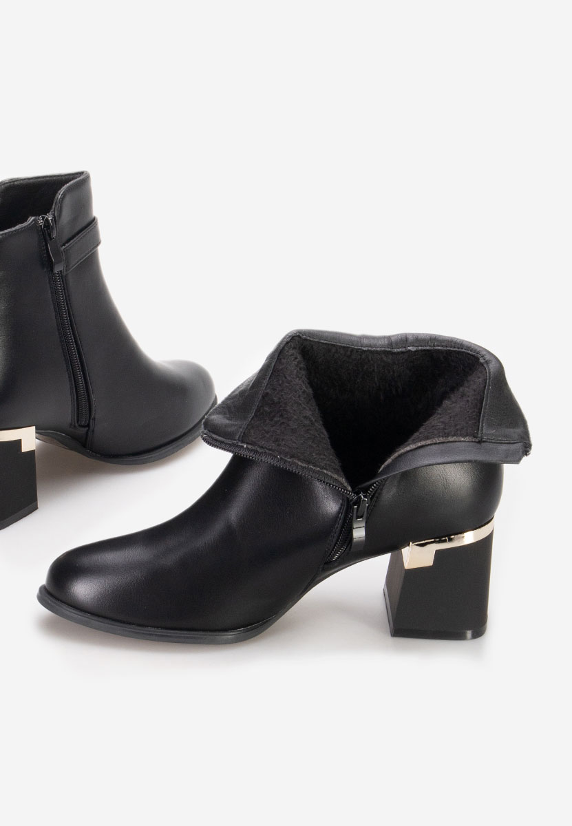 Margie fekete elegáns női bokacsizma