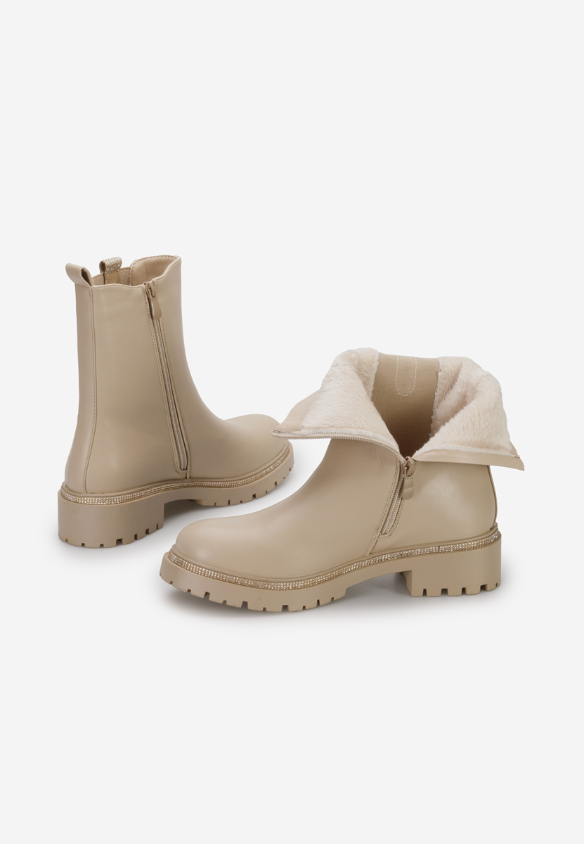 Nellie khaki chelsea bokacsizma