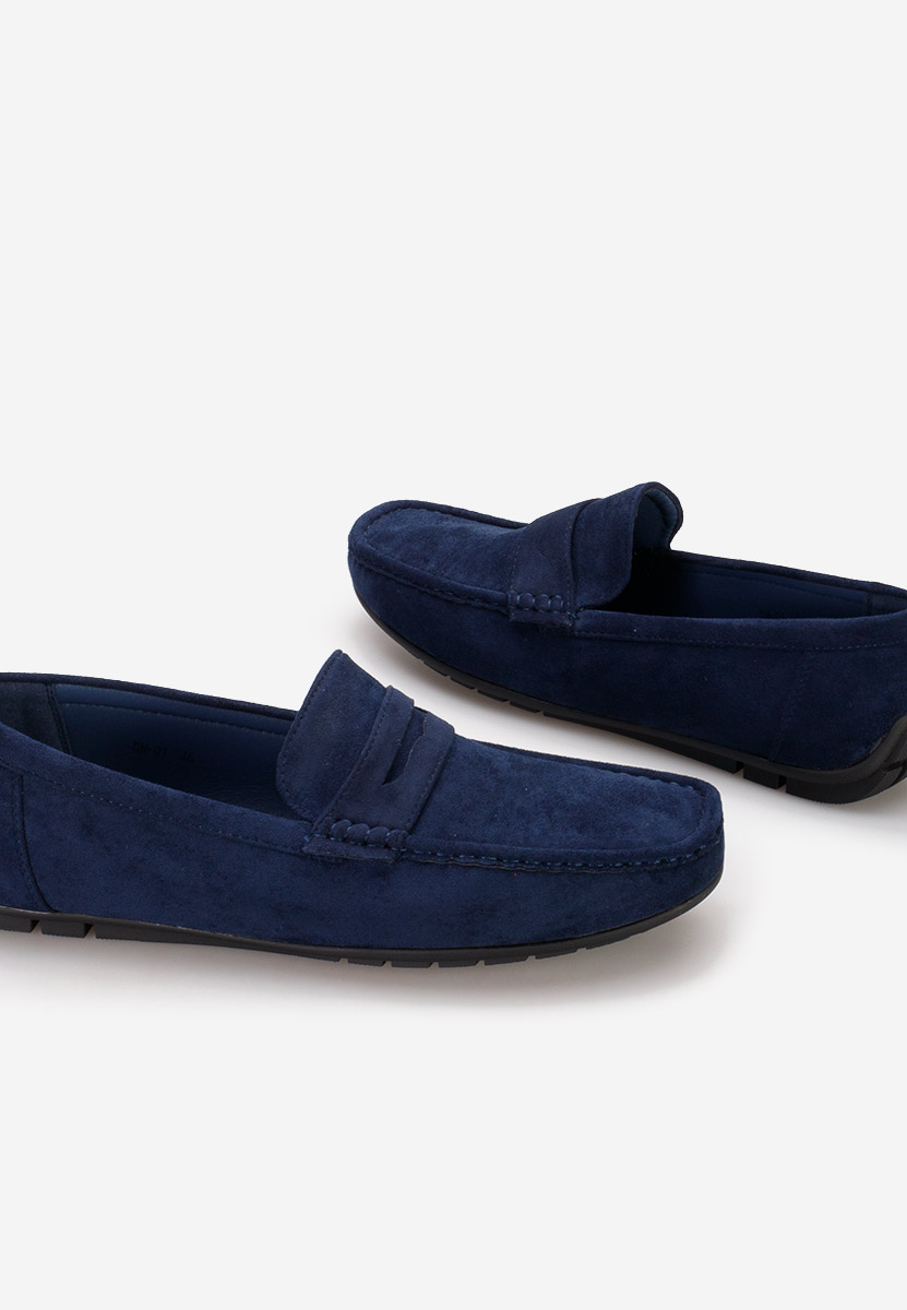 Morris kék férfi mokaszin