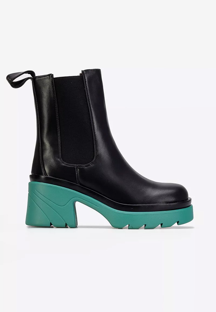 Kaylin v3 fekete chelsea bokacsizma