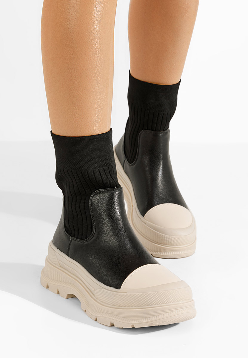 Avalini fekete női sneaker cipők