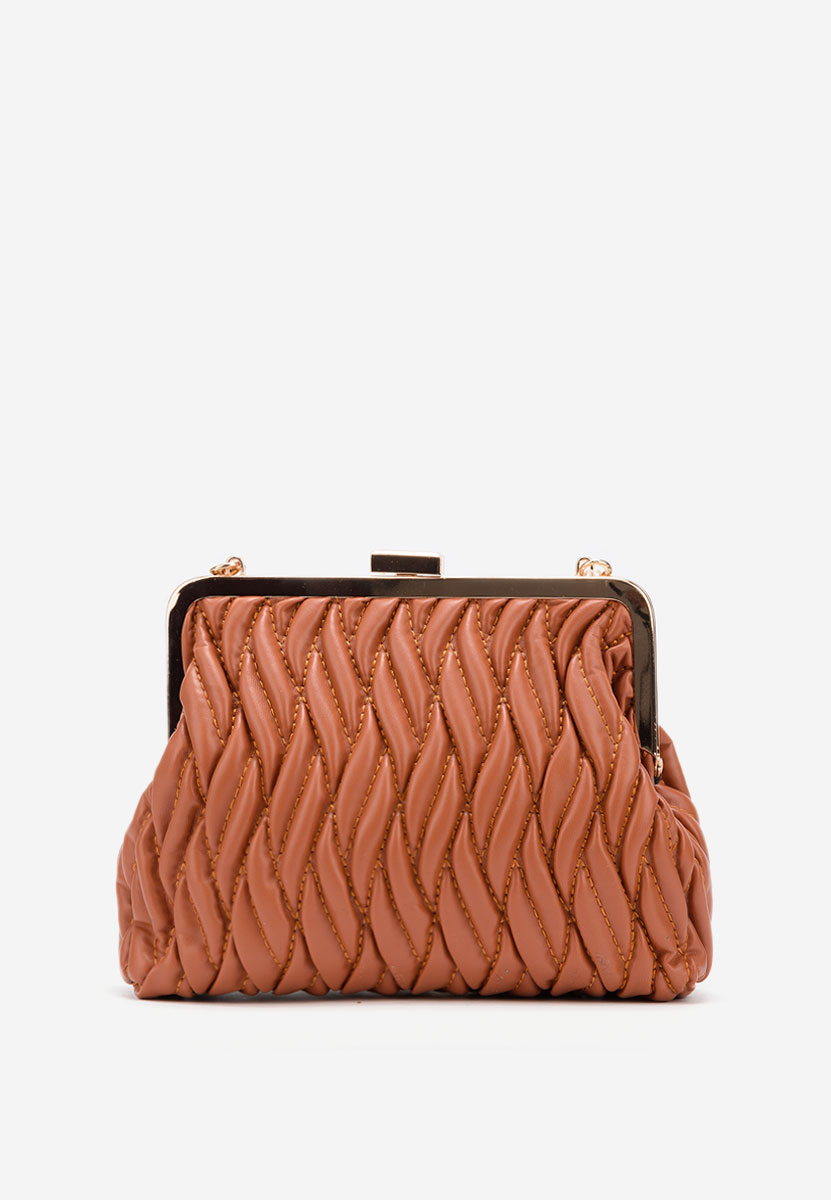 Svilena camel boríték táska