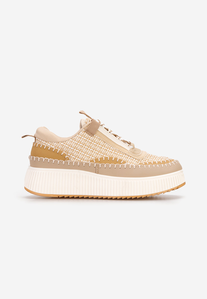 Tenerife khaki telitalpú platform sneaker