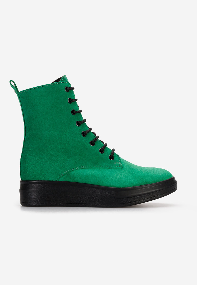 Cabera v2 zöld női bőr bokacsizma