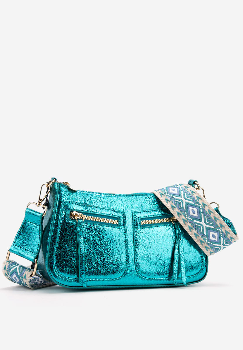 Sabrya türkiz válltáska