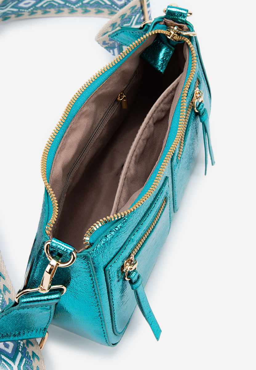 Sabrya türkiz válltáska