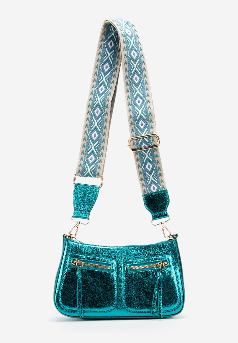 Sabrya türkiz válltáska