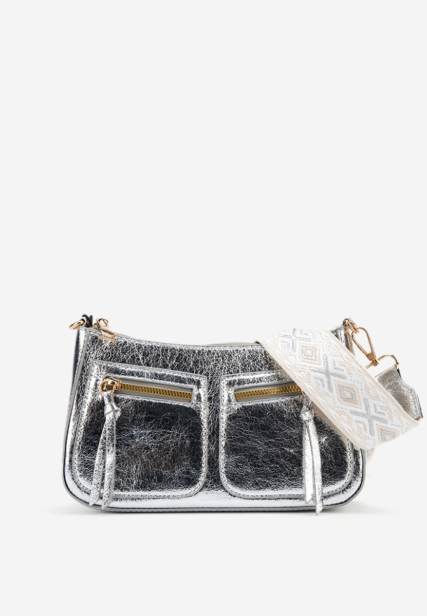 Sabrya ezüst válltáska