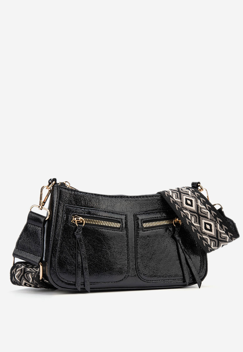 Sabrya fekete válltáska