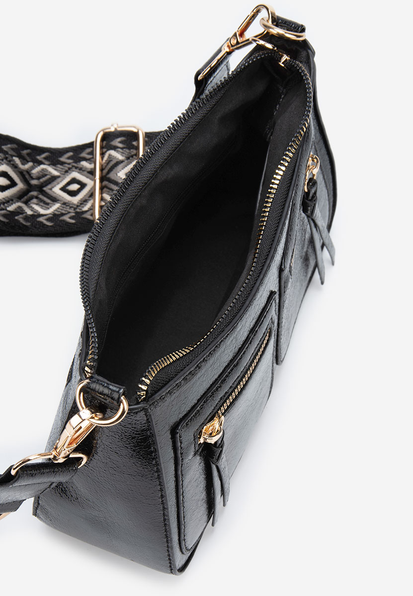 Sabrya fekete válltáska