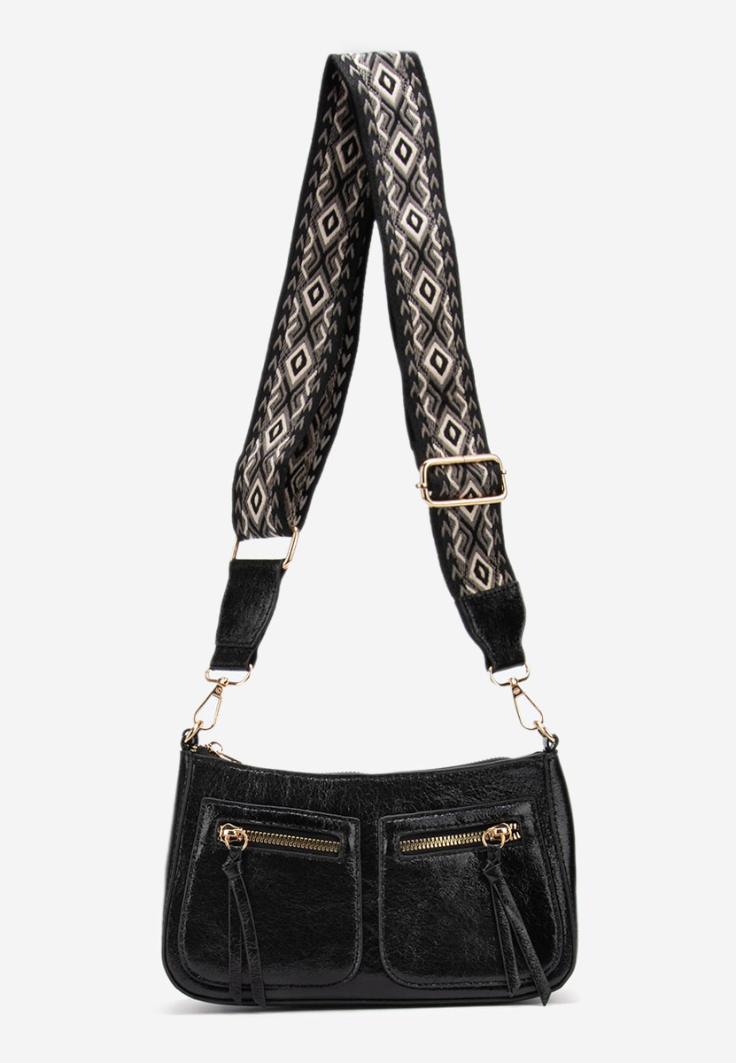 Sabrya fekete válltáska