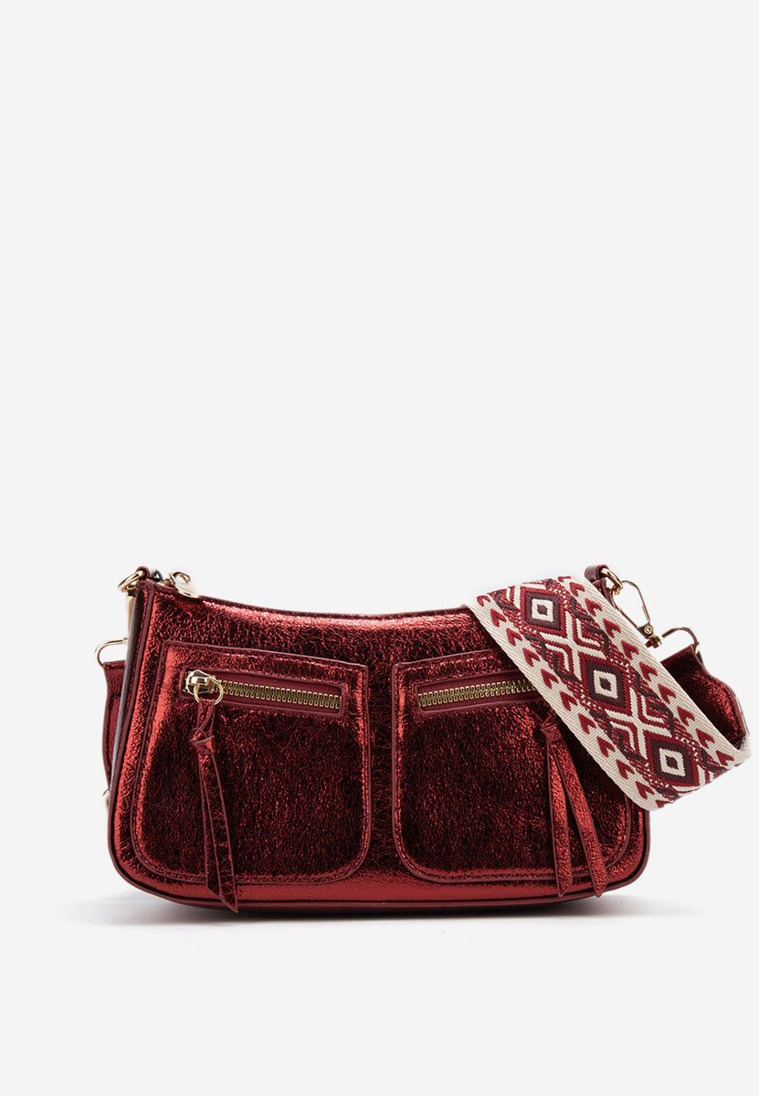 Sabrya borvörös válltáska